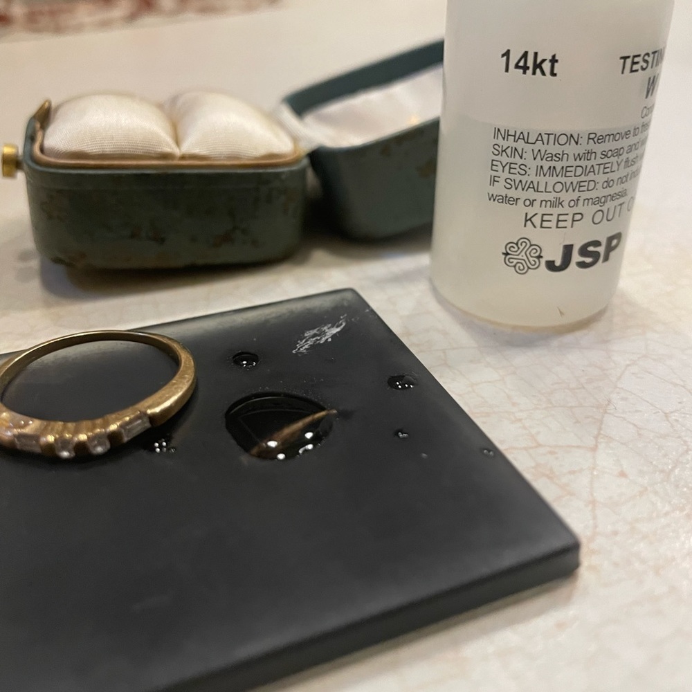 Natural Diamonds and 14k Ring - Picture 4 of 7